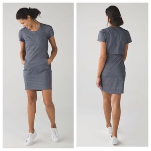 Lululemon &go endeavor dress gray size 4